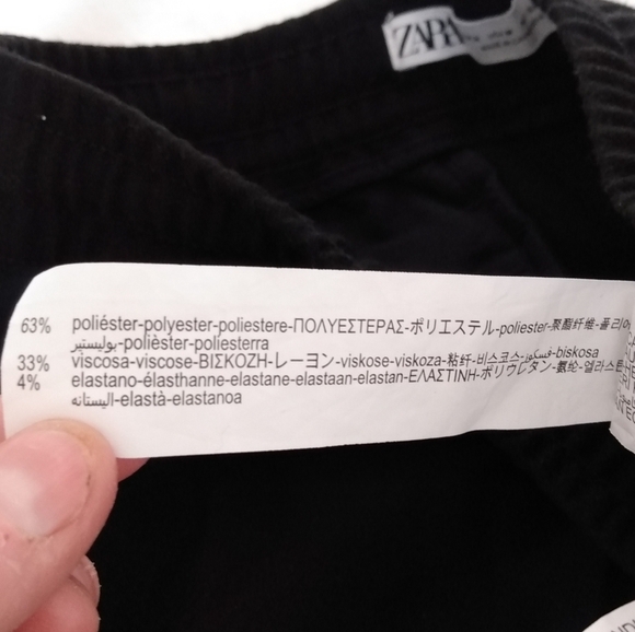 Zara women's black jogger pants M - Picture 3 of 3